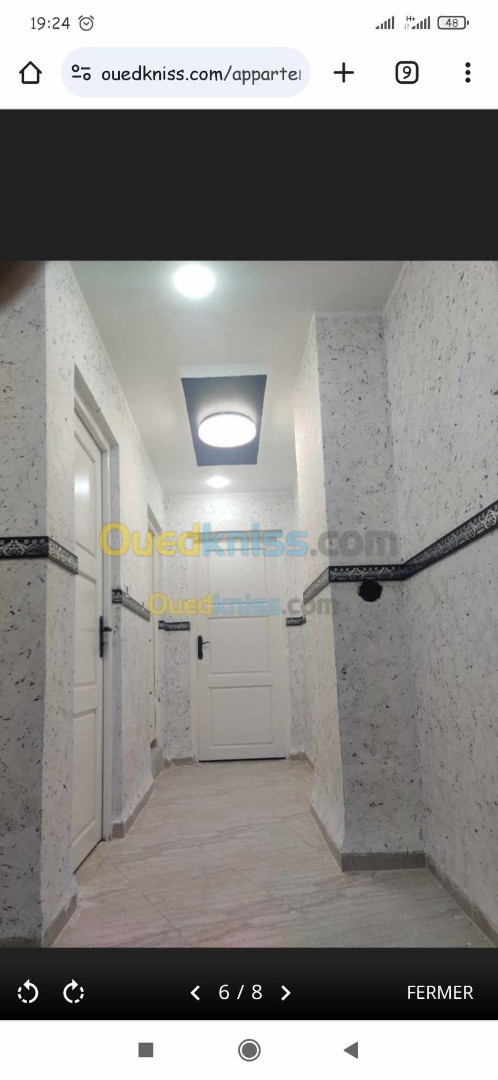 Vente Appartement F3 Chlef Ain merane