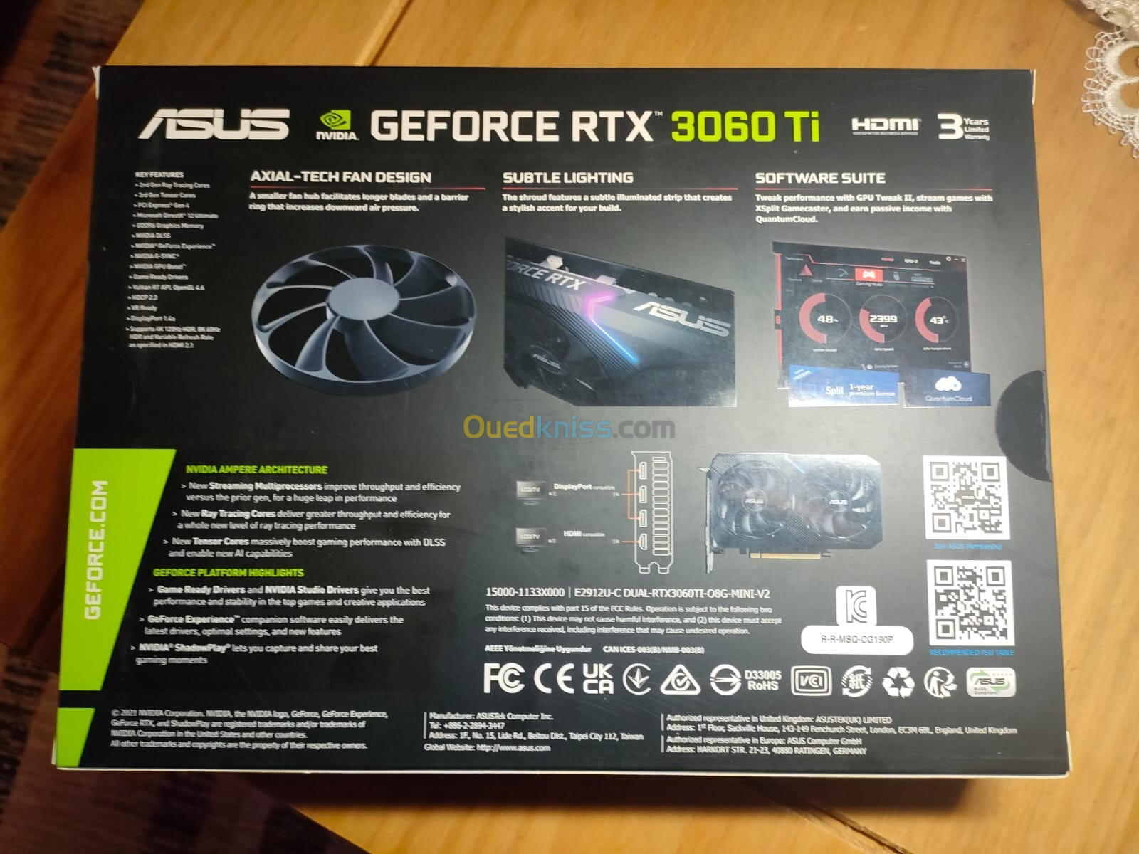 3060 TI sous scellé (Jdida) 