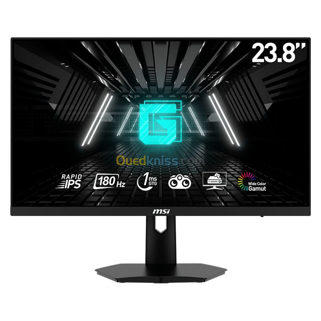 Ecran MSI - G244F E2 - 24 Pouces - Dalle Ultra Rapid IPS - 180 Hz - 1ms