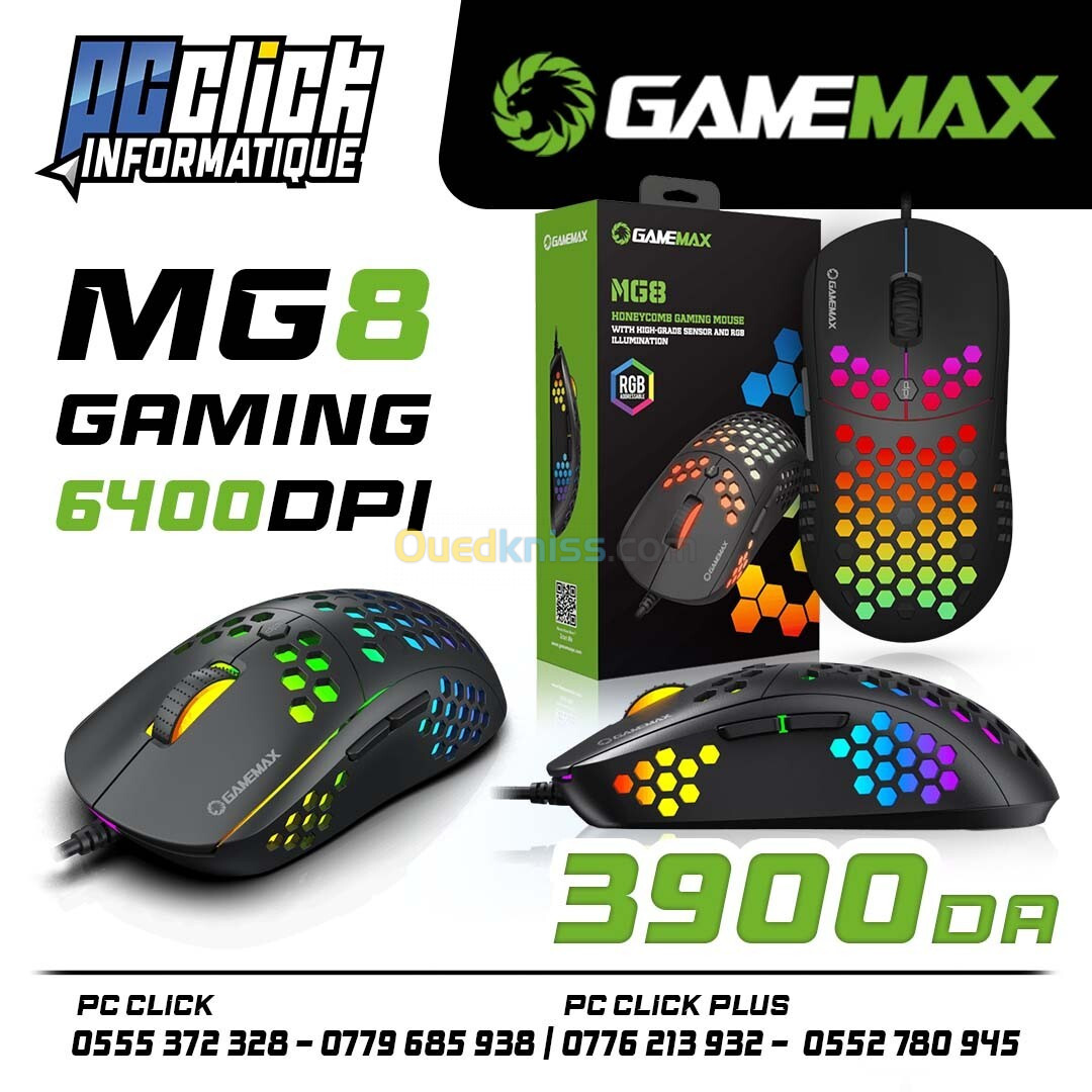 Souris MG8 Gamemax Mouse Gaming