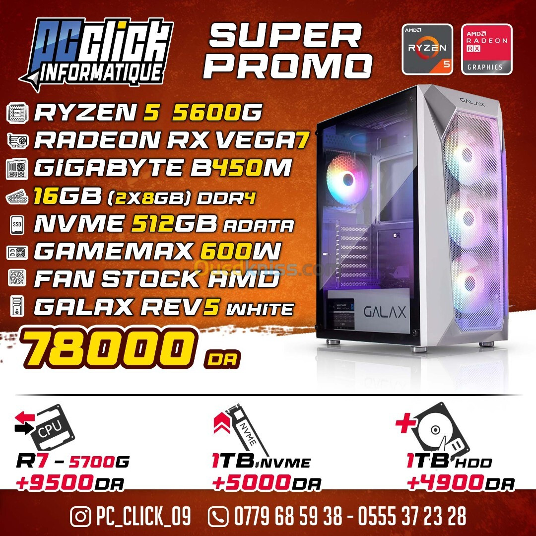 Configue Ryzen 5 5600G  PRO VERSION