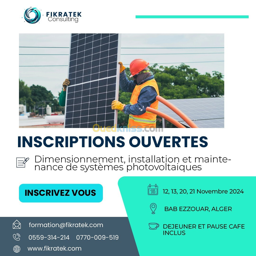 Formation en photovoltaique 100% pratique 