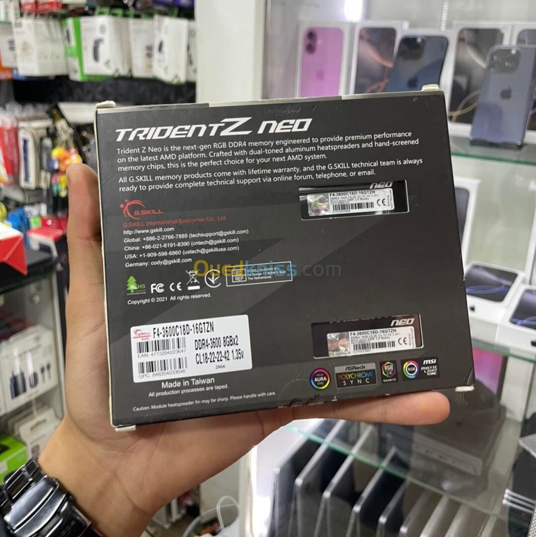 GSKILL Tridentz Neo 16Go DDR4 8Gox2 3600Mhz CL18