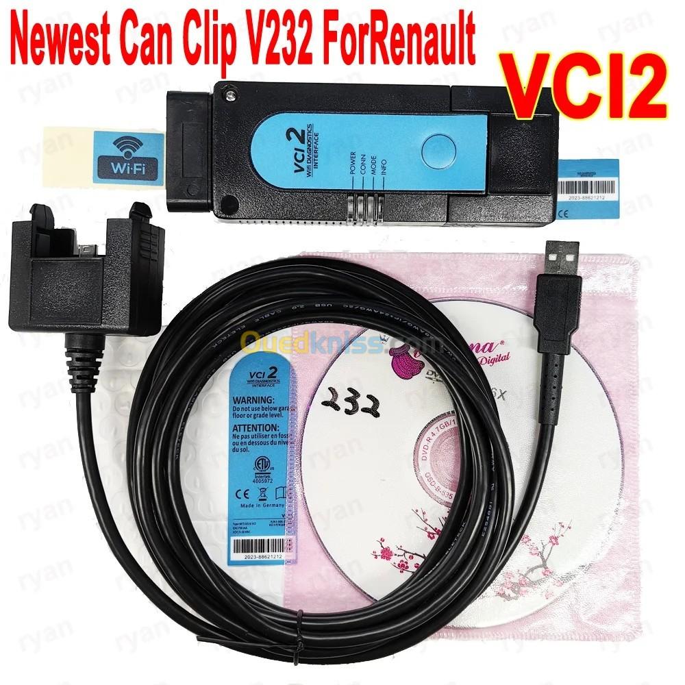 Renault Can Clip VCI 2 USB-WIFI V232 - Alger Algérie
