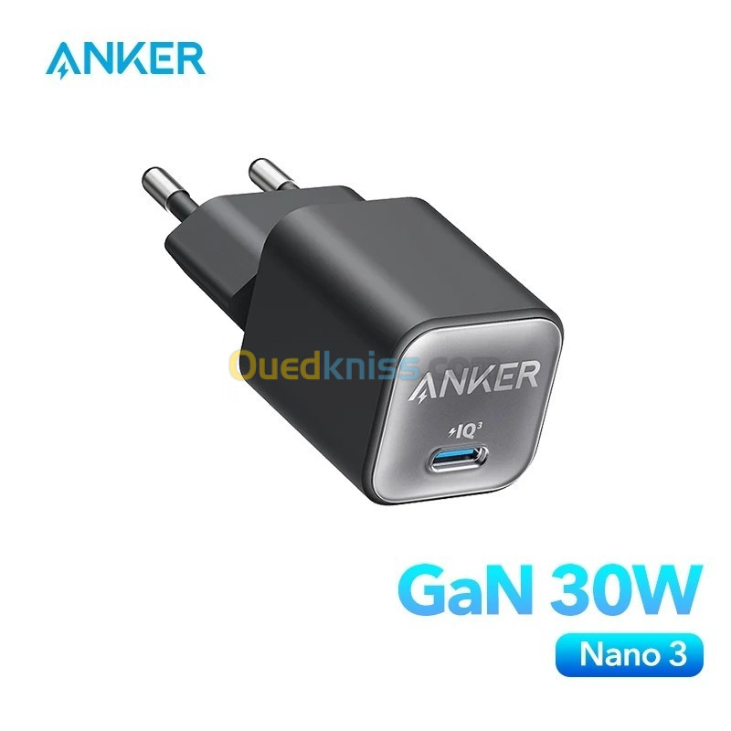 Chargeur anker 30w/33w/65w