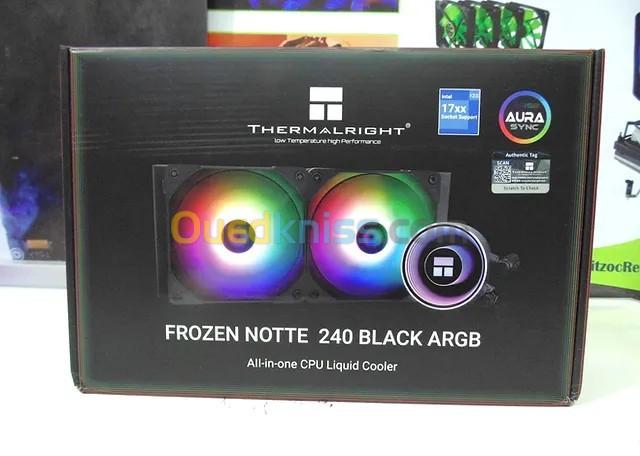 Thermalright Frozen Notte 360 Black ARGB Water Cooling CPU Cooler, 360  Black