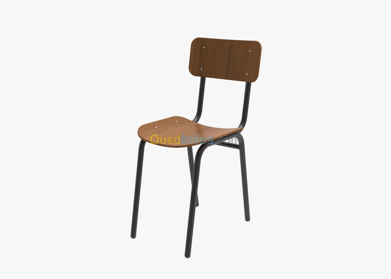 chaise et table scolaire 