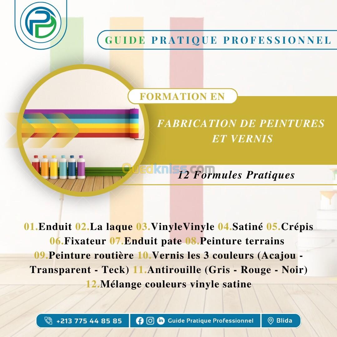 Formation en FABRICATION DE PEINTURES ET VERNIS