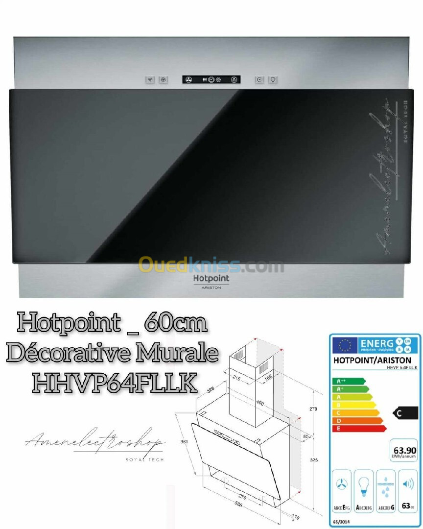 Hottes Murales 60cm/ Bosch & Siemens & HotPoint