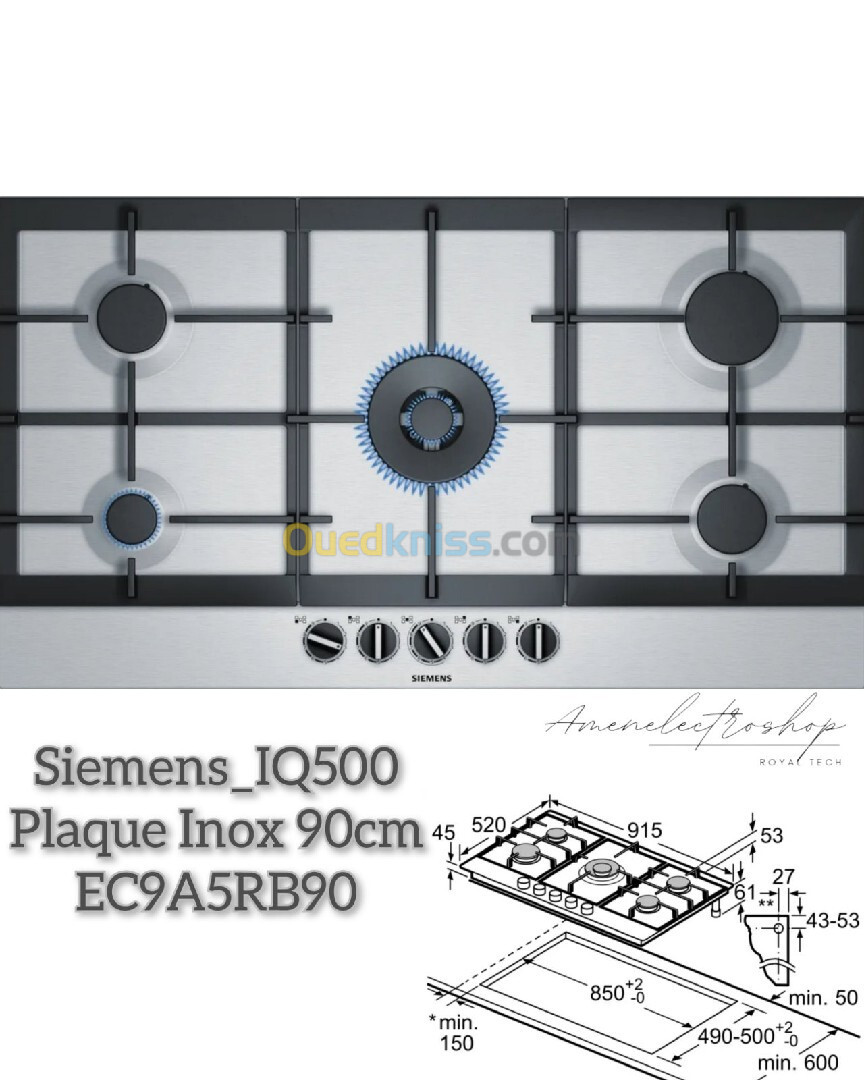 Plaques de Cuisson 90cm/ Bosch & Siemens & Whirpool & Electrolux 