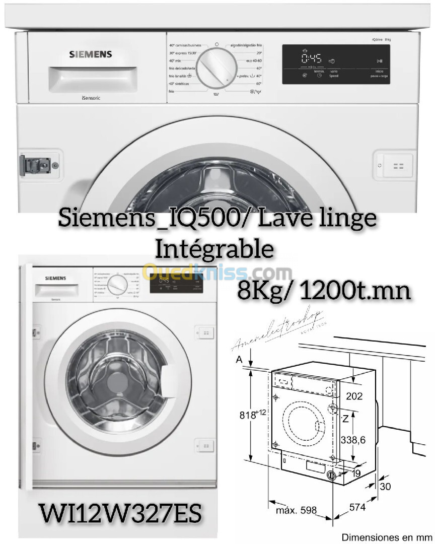 Sèche linge Pose libre/ Bosch & Siemens 