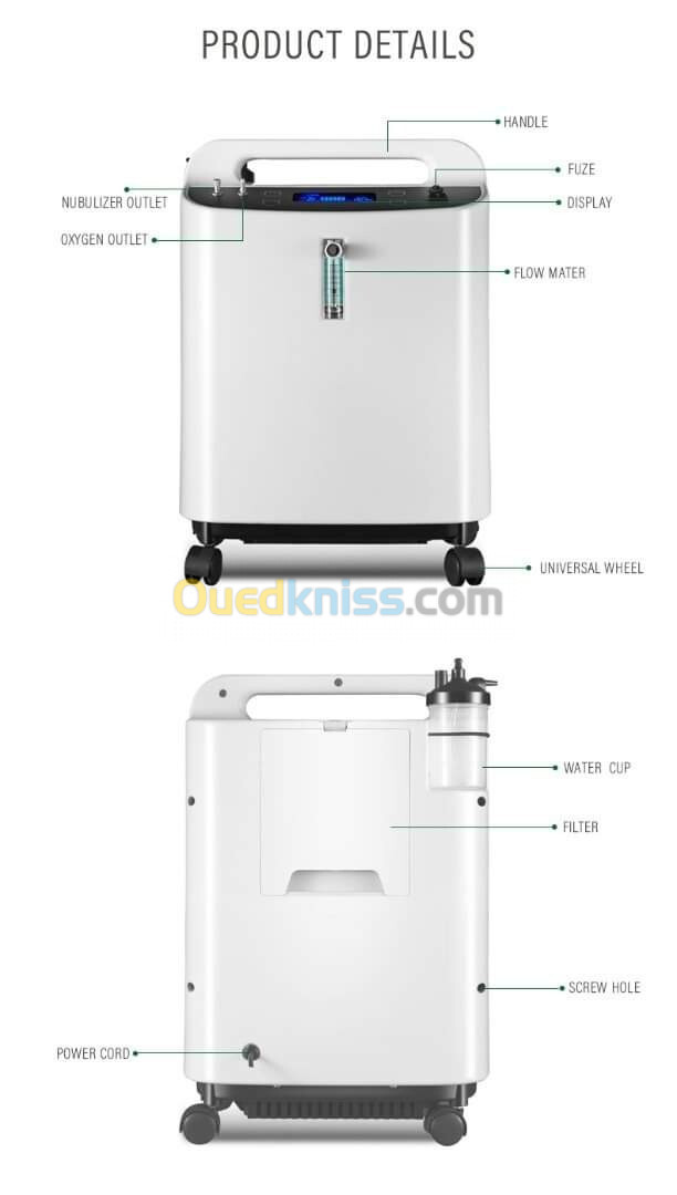 Concentrateur d oxygène 10l