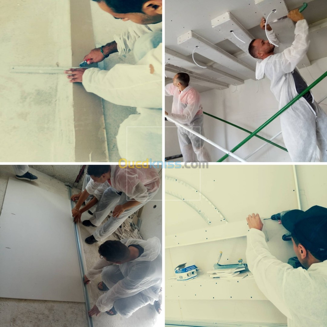 Formation Décoration placoplâtre BA13 - تكوينات في مجال ديكور الألواح الجبسية  