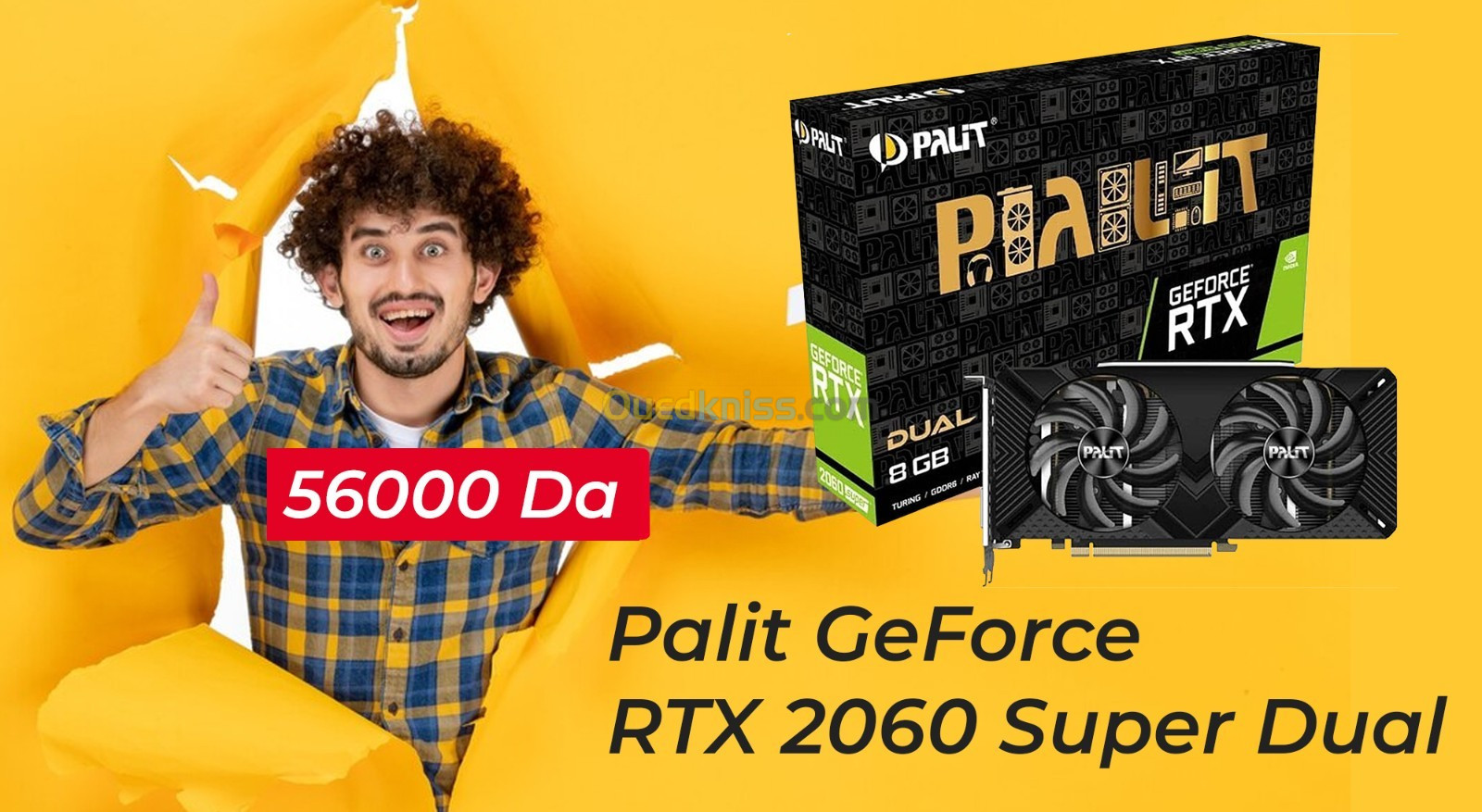 Carte Graphique Palit GeForce RTX 2060 Super Dual - 8 Go GDDR6