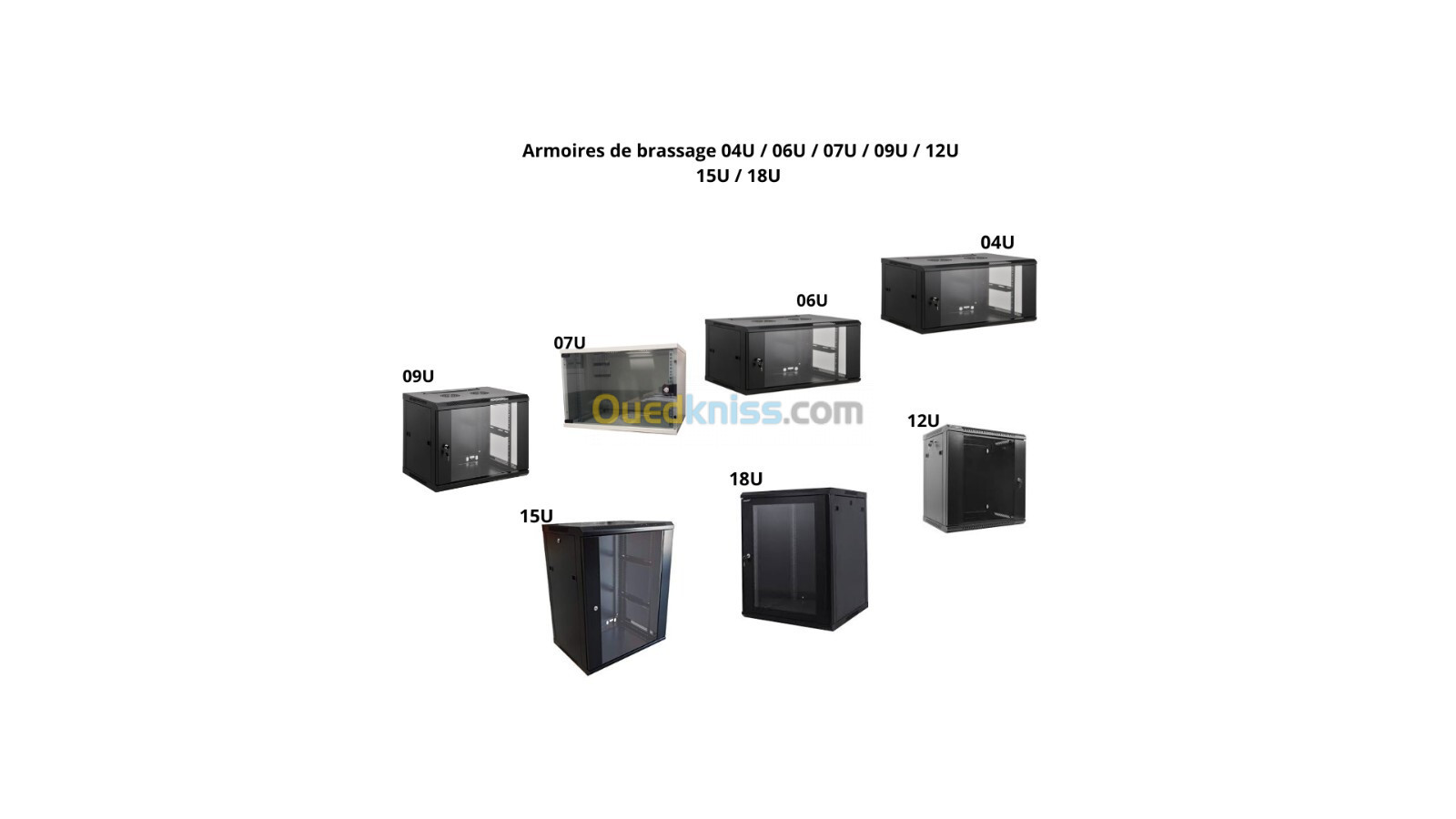 Armoire de brassage 04U / 06U / 07U / 09U / 12U / 15U / 18U