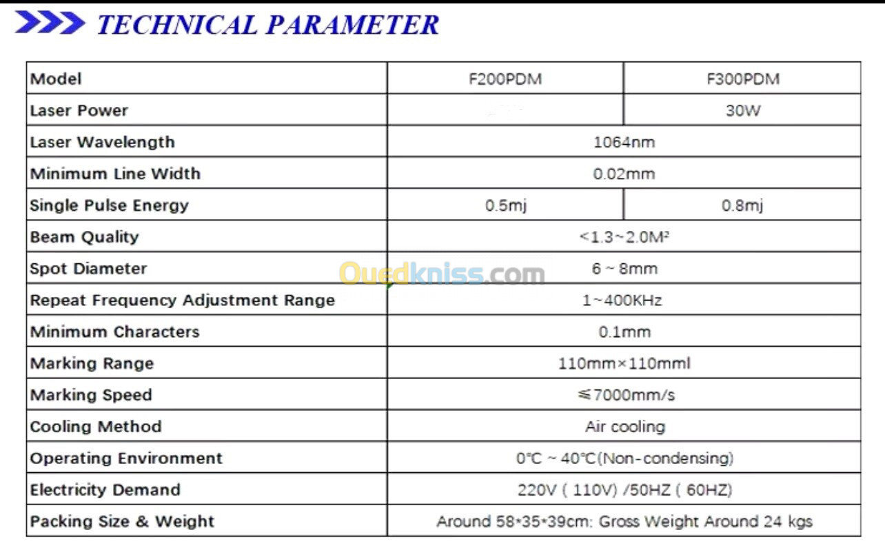 Machine de Marquage Laser à Fibre RAYCUS JPT MOPA 30W pour Gravure 