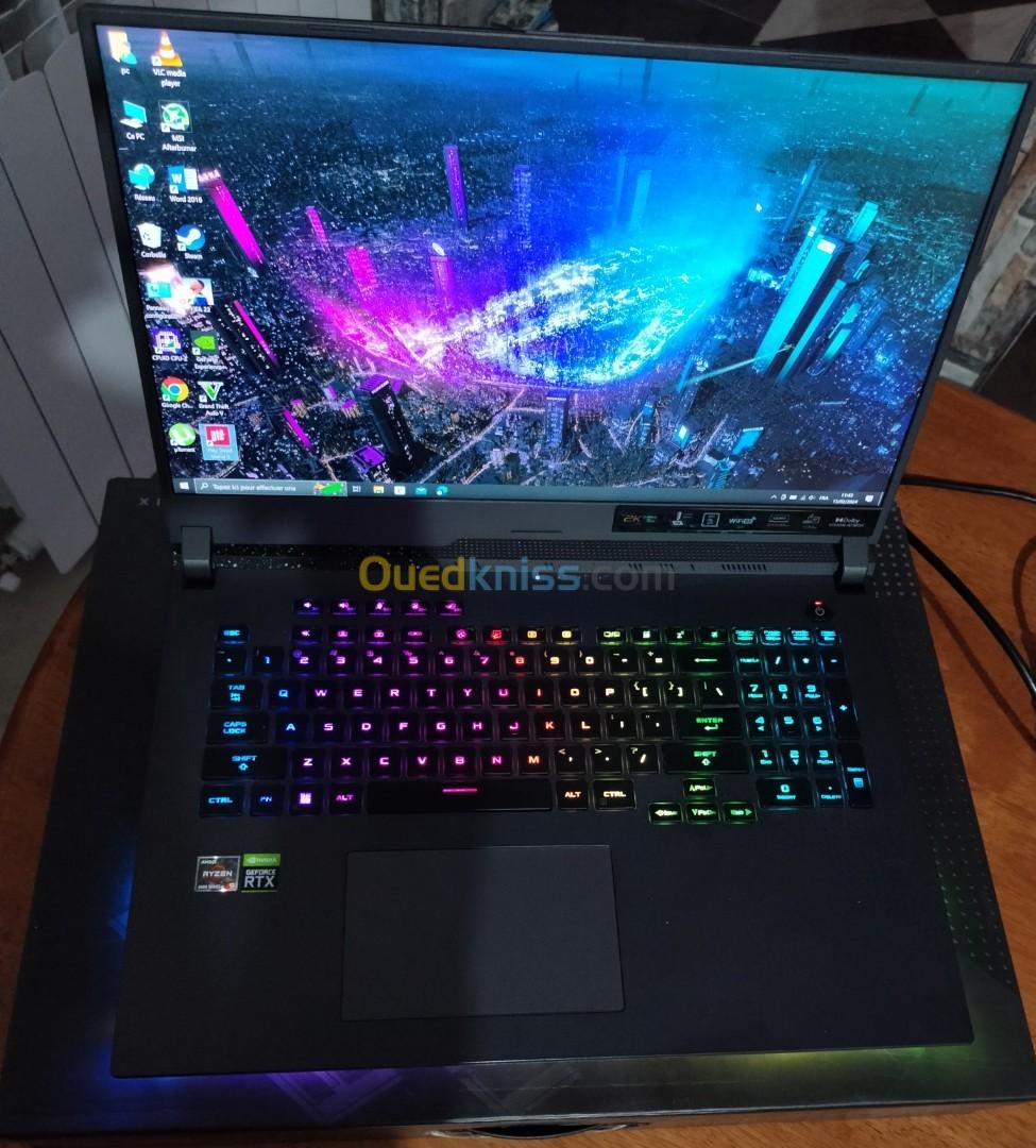 laptop Asus ROG Strix G713 Rayzen 9 6900hx GPU RTX 3080 8gb 150w écran 2k 