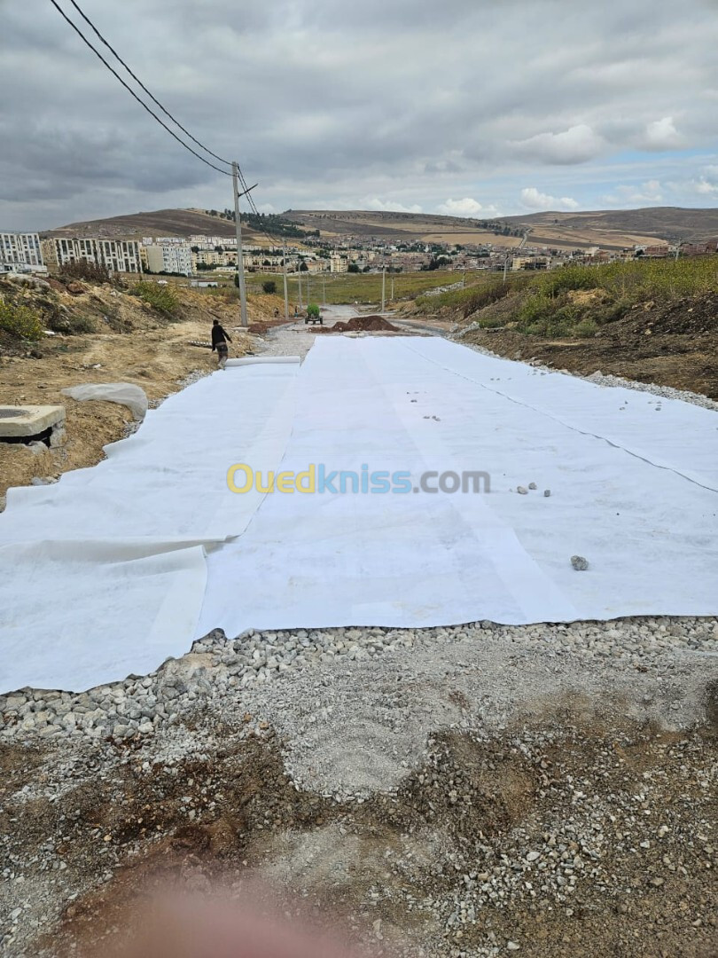 GEOTEXTILE ALGERIE OROMAX  NON WOVEN FABRIC