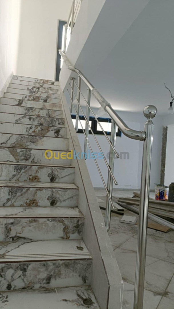 inox balustrade rampe garde corps  