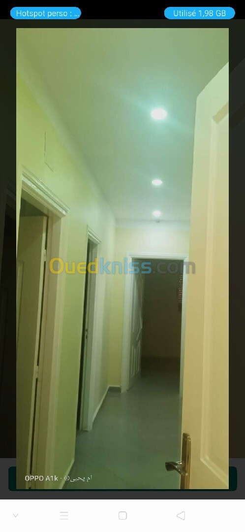 Location Appartement F3 Alger Bouzareah