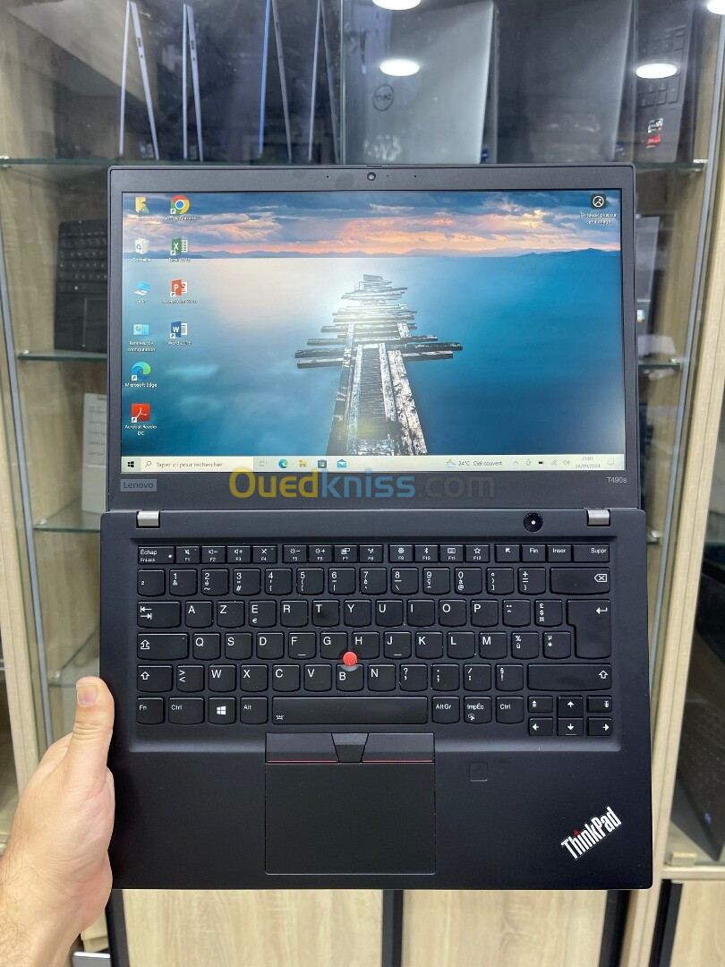 LAPTOP LENOVO THINKPAD T490s | i5 8eme | RAM 16Go | SSD 512Go | Écran 14 FHD Tactile | clavier Lum