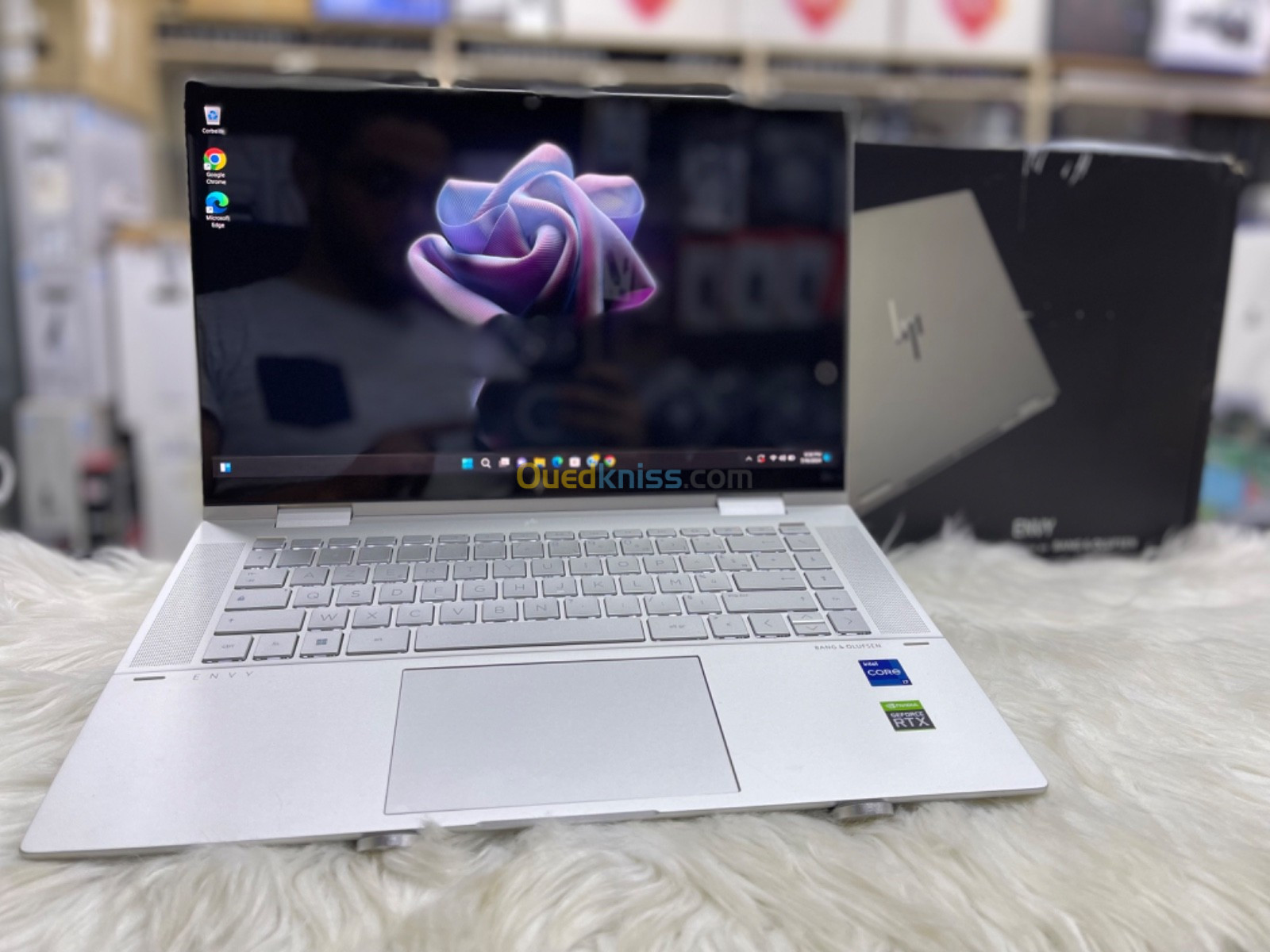 HP ENVY 15 X360 |i7 12eme |RAM 16Go |SSD 1TB |Écran 15,6 iPS FHD Tactile Convertible|RTX 2050 4Go