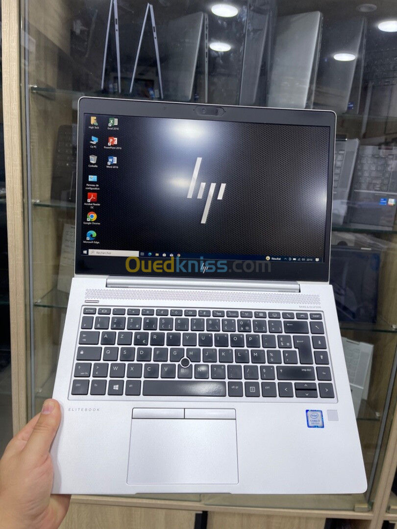 HP ELITEBOOK 840 G6 | i7 8eme | RAM 16Go |SSD 512Go | Écran 14 FHD | Sim cellulaire | Empreinte 