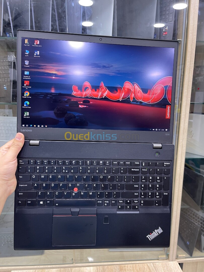 LAPTOP LENOVO THINKPAD T570 | i5 6eme | RAM 8Go | SSD 256Go | Écran 15,6 Tacile | Clavier Lum 