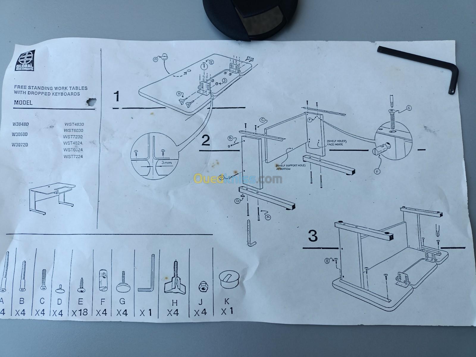 Table de Travail 