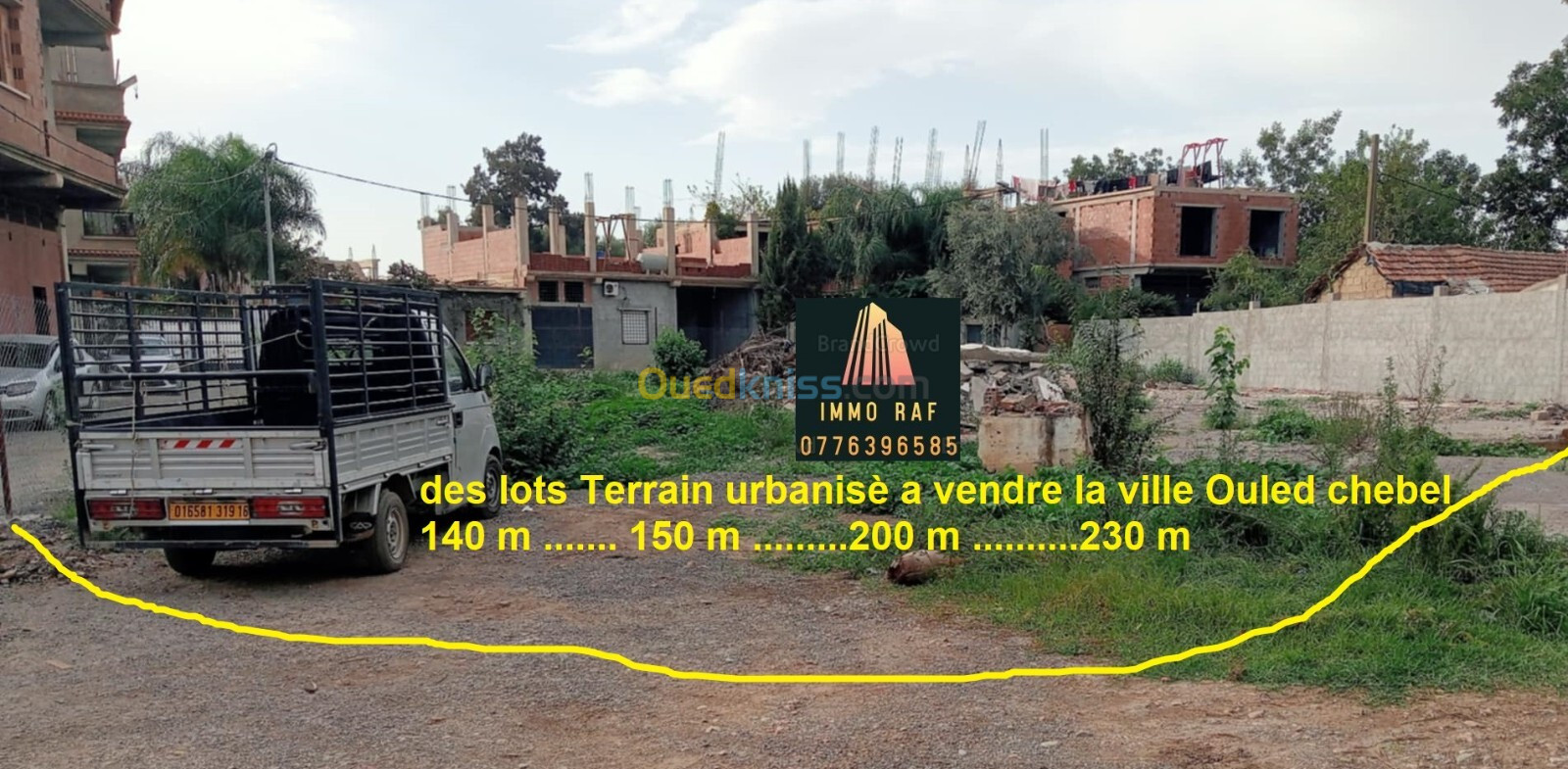 Vente Terrain Alger Ouled chebel