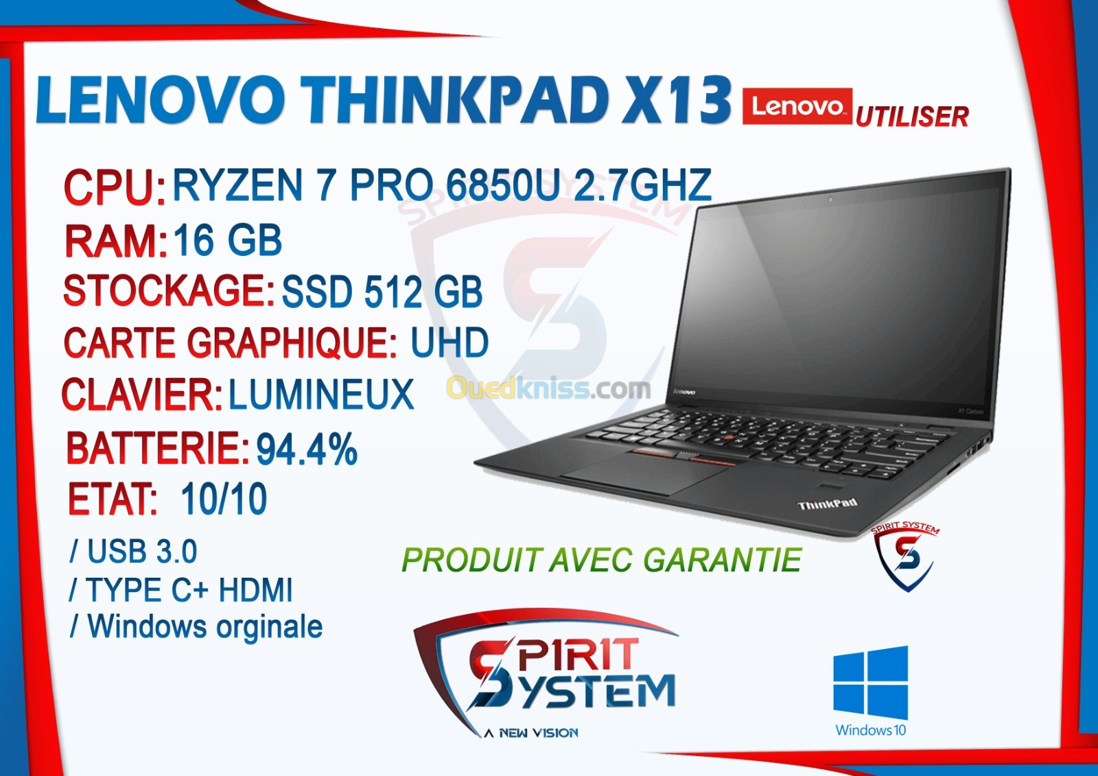 LENOVO THINKPAD X13