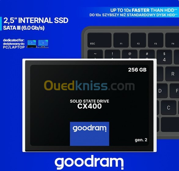 GOODRAM CX400 256GB TLC SATA III 2.5'' SSDPR-CX400-256-G2 ORIGINAL