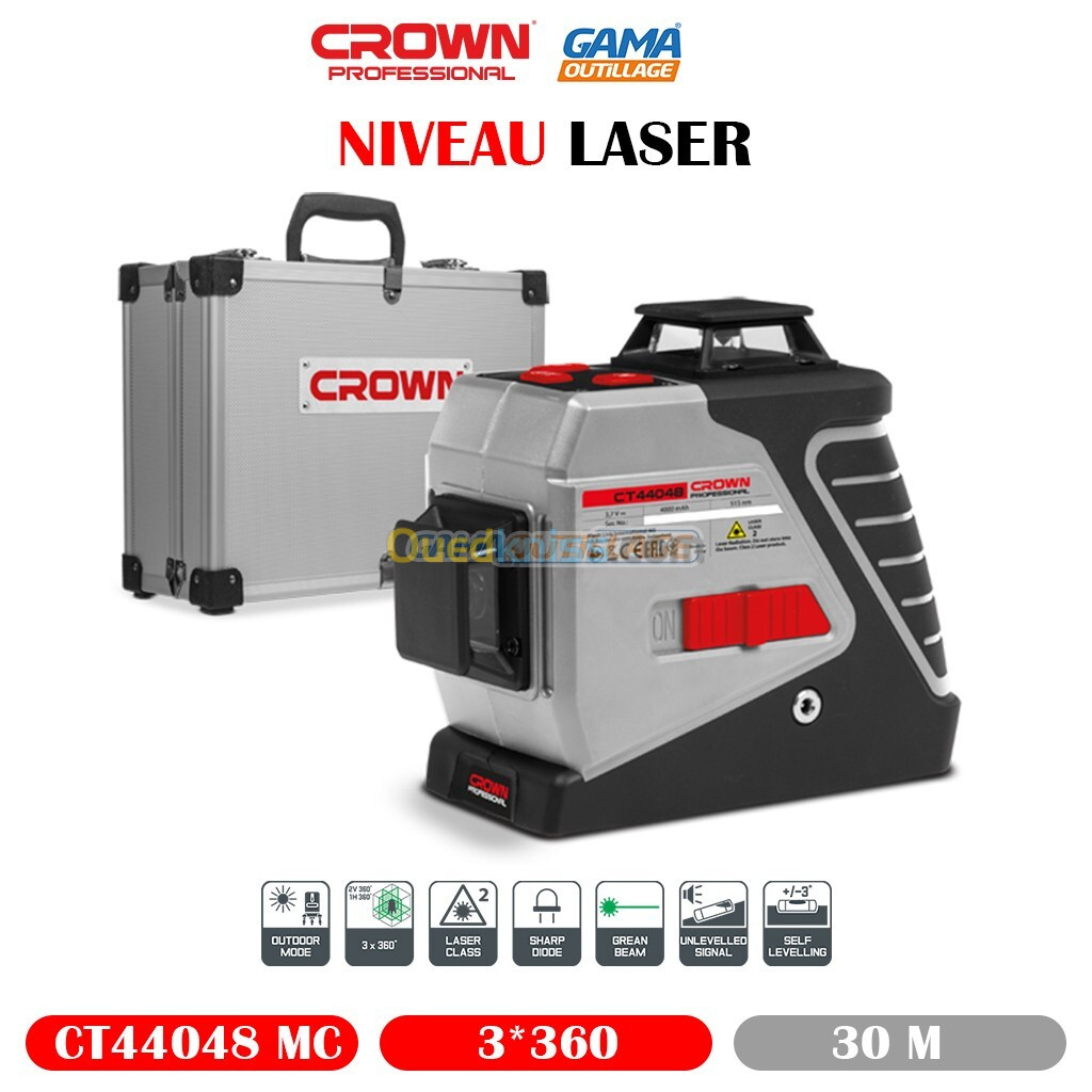 NIVEAU LASER 3*360 CROWN