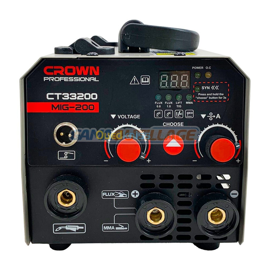 POSTE A SOUDER MIG MMA 120A CROWN