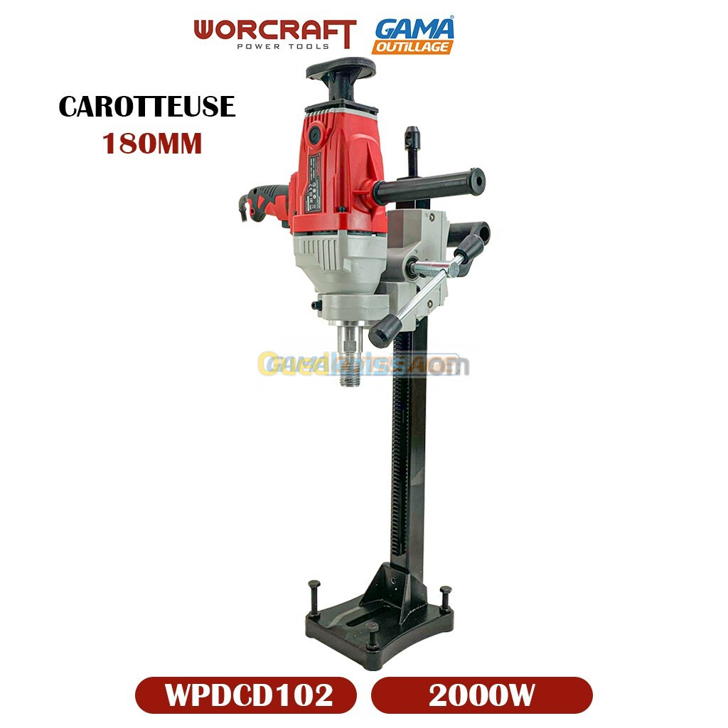 CAROTTEUSE 180MM 2000W WORCRAFT