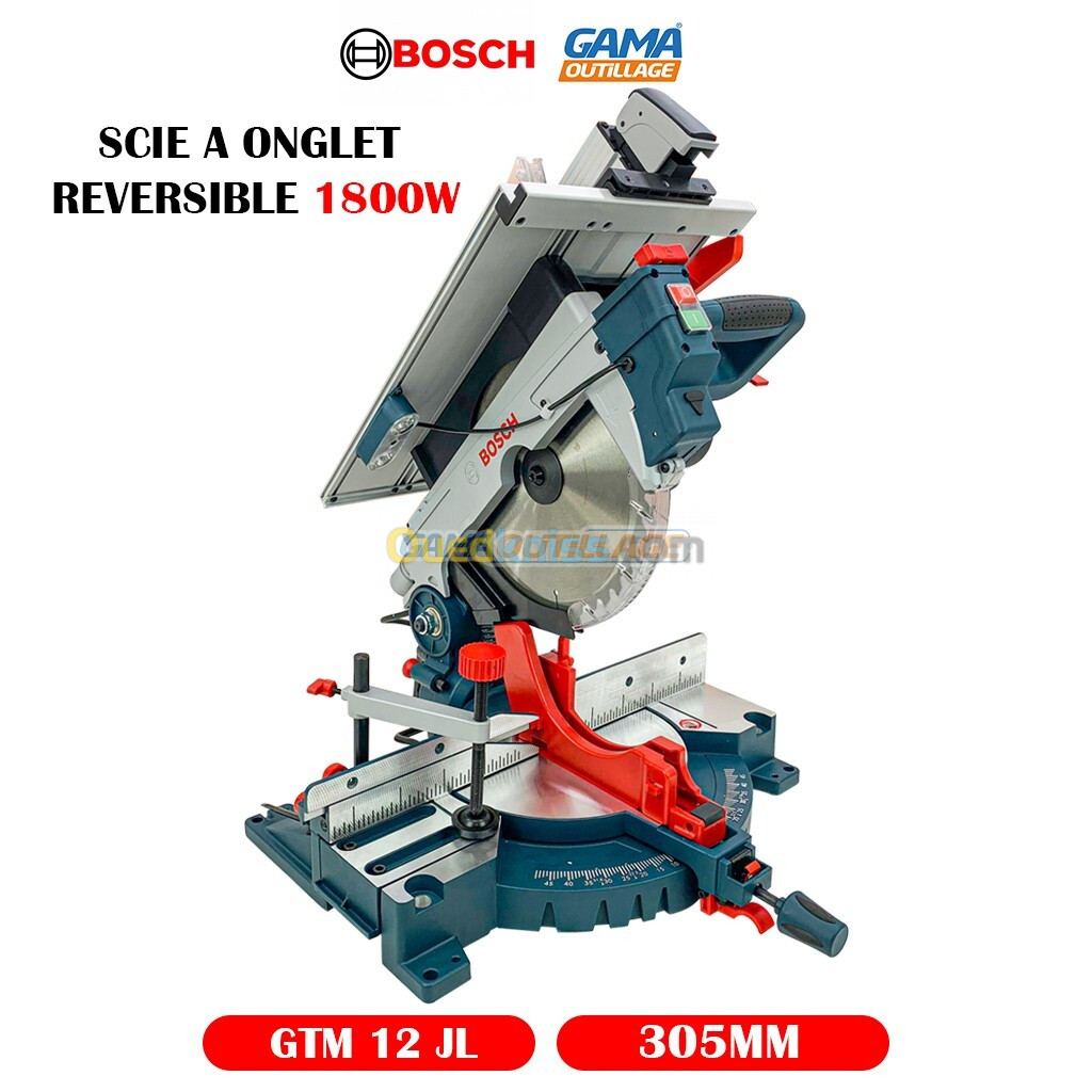 SCIE A ONGLET REVERSIBLE 1800W 305MM BOSCH