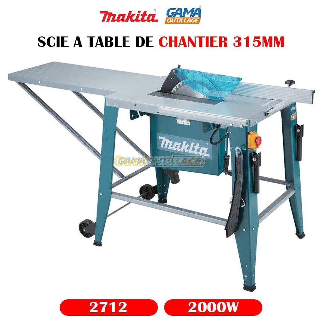 SCIE A TABLE DE CHANTIER 315MM 2000W MAKITA