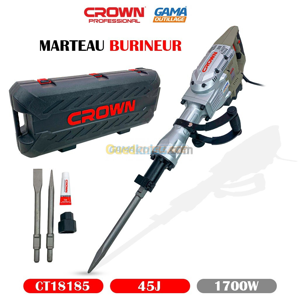 MARTEAU BURINEUR 45J 1700W CROWN