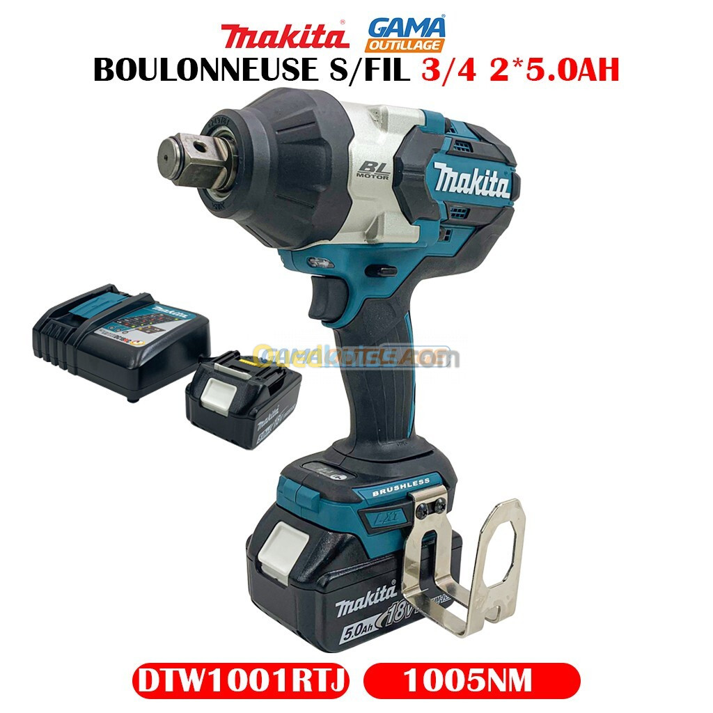 BOULONNEUSE S/FIL 3/4 2*5.0AH 1005N.M MAKITA