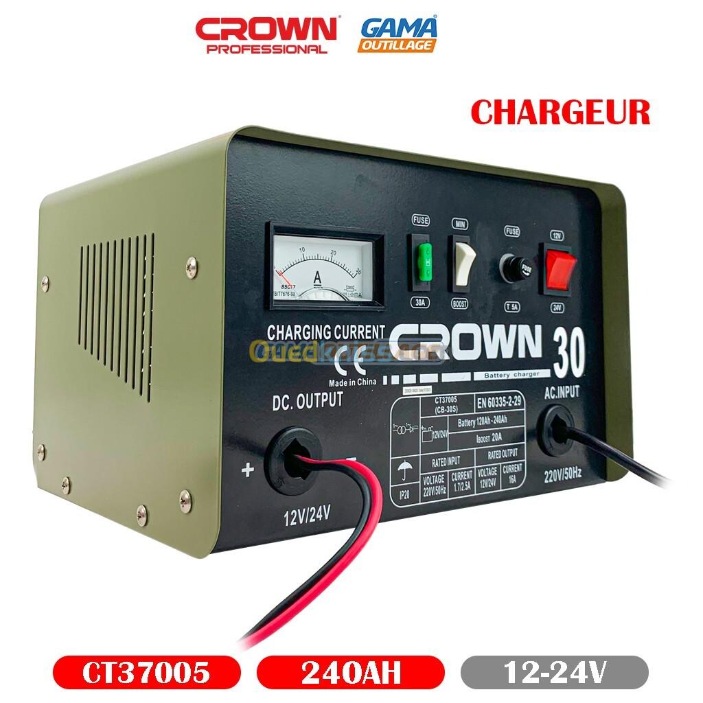 CHARGEUR 12-24V 240AH MAX CROWN