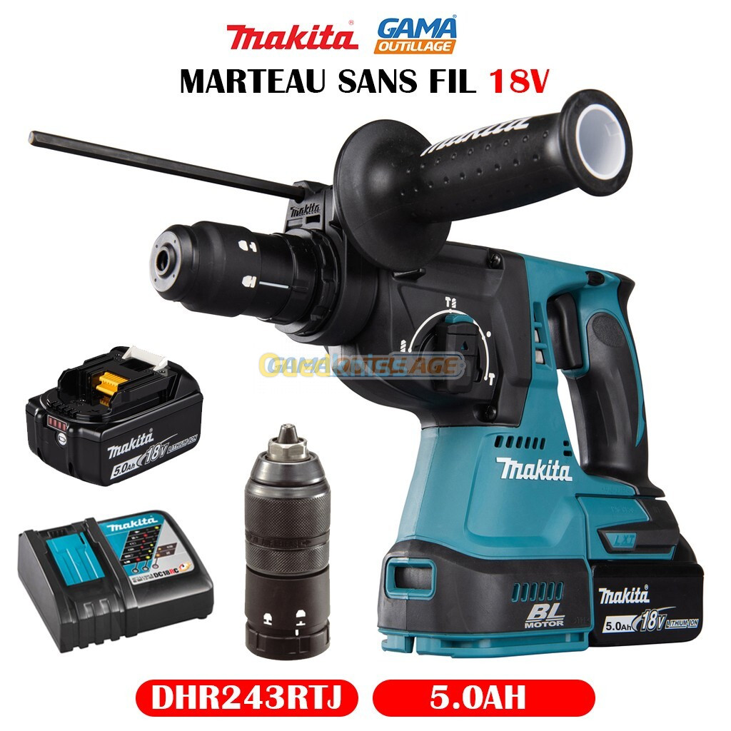 MARTEAU S/FIL 18V 5.0AH MAKITA