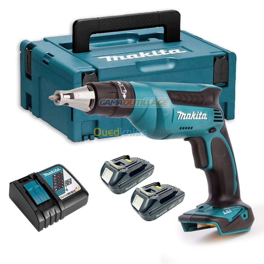 VISSEUSE PLACO 18V 2*1.3AH MAKITA