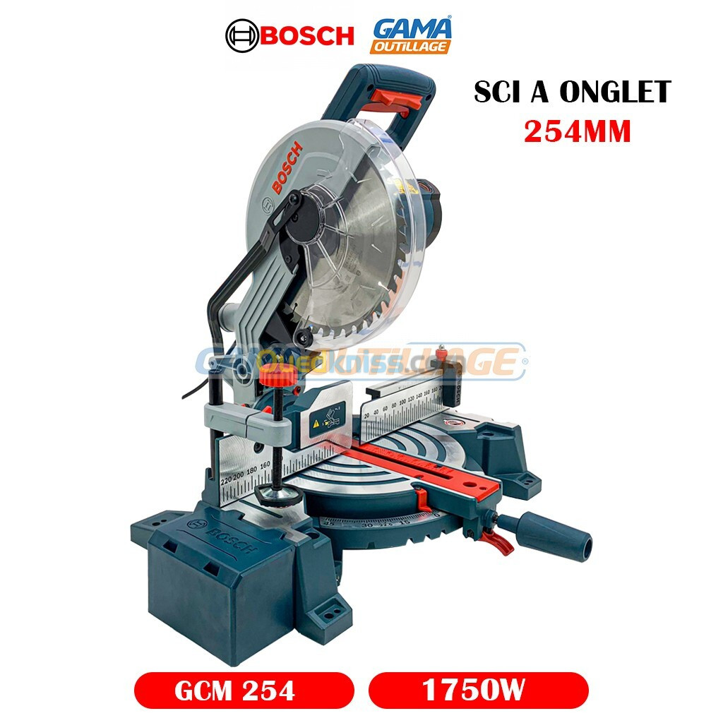 SCIE A ONGLET 254MM 1750W BOSCH