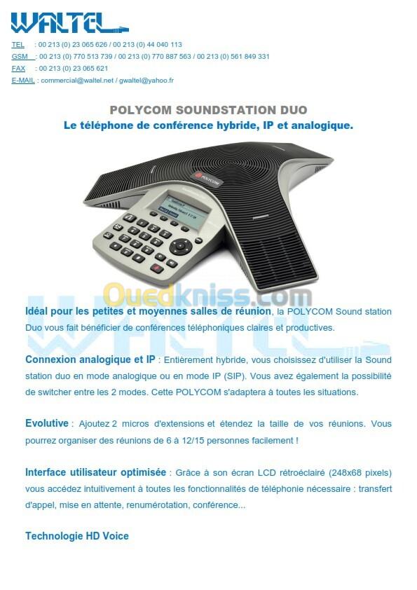 Audio conférence Polycom soundstation 2 wireless