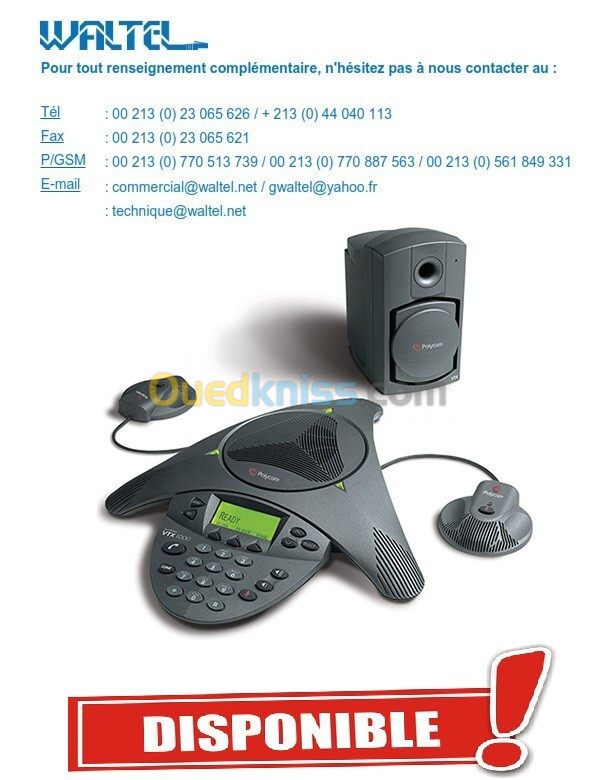 Audio conférence Polycom soundstation 2 wireless