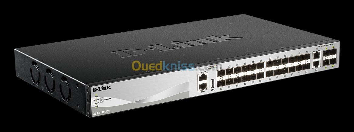 Switch DLINK 24 Ports SFP + 10G BASE-T + 4 10G SFP  DGS-3130-30S