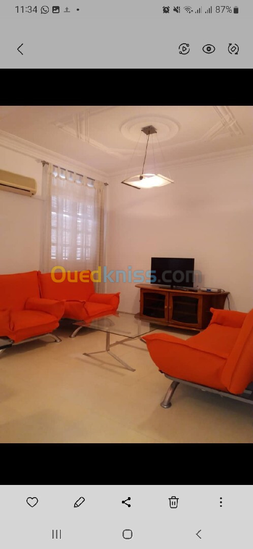 Location vacances Appartement F3 Alger Ben aknoun