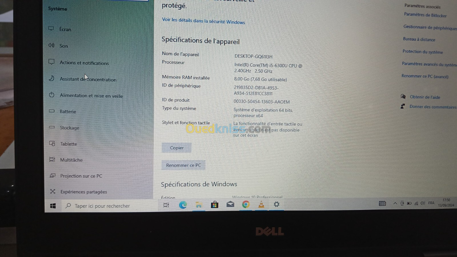 PC portable dell latitude E5270