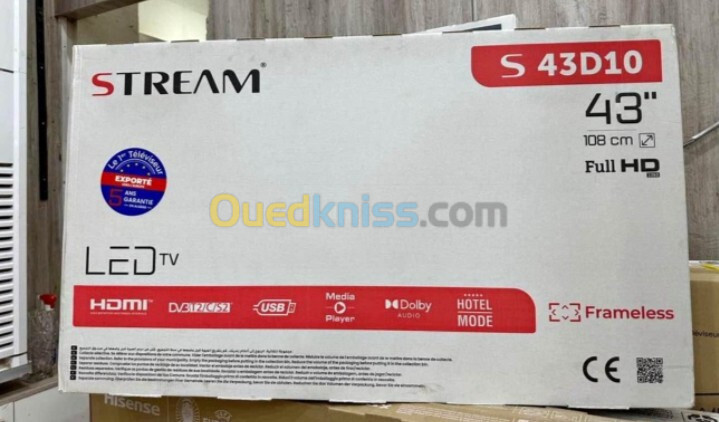 Promotion télévision stream 32"/43"/50"/55"/58"/65"