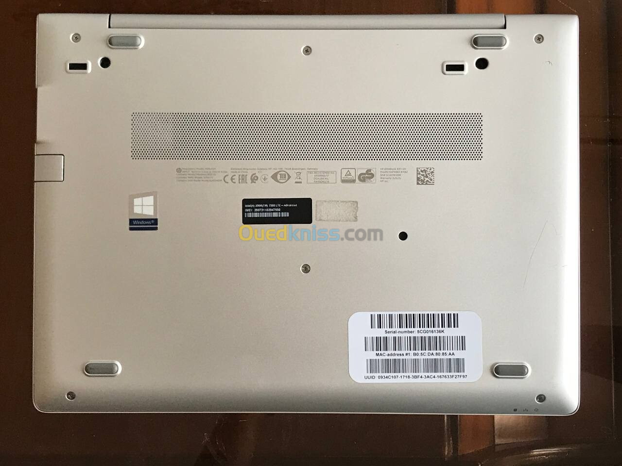 HP elitebook 830 G5 TACTILE 16 Ram / 512 SSD i5-8em 